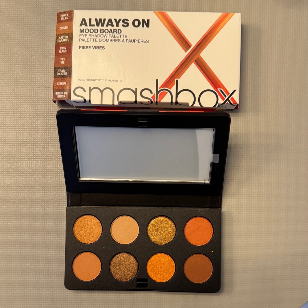 Smashbox Always On Eyeshadow Palette with Gold and Orange Hues